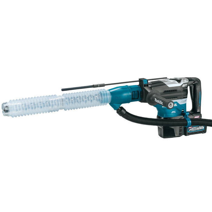 Makita (GRH05M1-R) 40V max XGT® Brushless 1-9/16" SDS-MAX AVT® Rotary Hammer Kit, AFT®, AWS® Capable, case, with one battery (4.0Ah) (Factory Reconditioned)