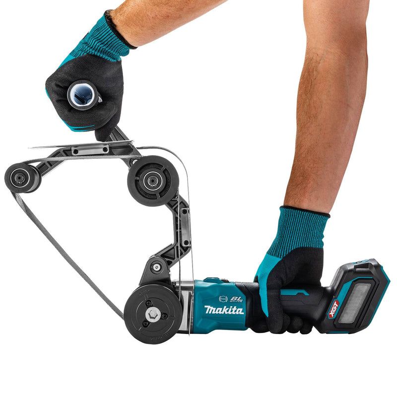 Makita (GSB02Z) 40V max XGT® Brushless 1-9/16" x 30" Pipe Belt Sander, (Tool Only)