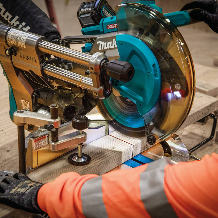Makita (GSL03SM1-R) 40V max XGT® Brushless Cordless 10" Dual‑Bevel Sliding Compound Miter Saw Kit, AWS® Capable (4.0Ah) (Factory Reconditioned)