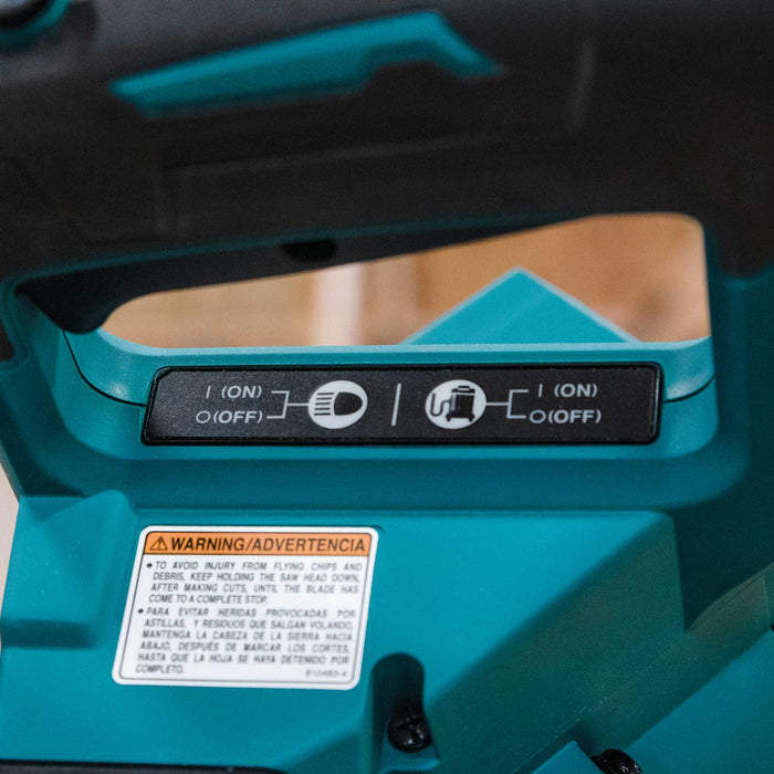 Makita (GSL03SM1-R) 40V max XGT® Brushless Cordless 10" Dual‑Bevel Sliding Compound Miter Saw Kit, AWS® Capable (4.0Ah) (Factory Reconditioned)