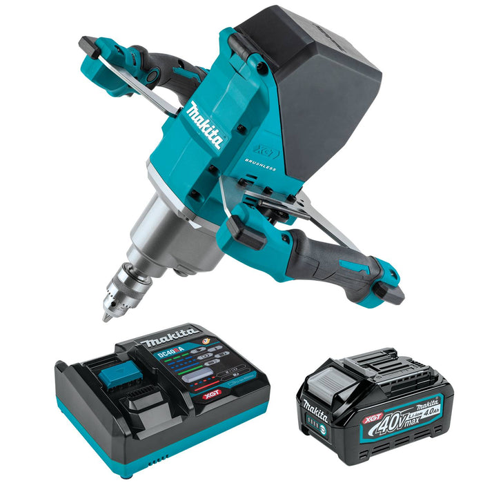 Makita (GTU01M1) 40V max XGT® Brushless 1/2" Mixer Kit (4.0Ah)