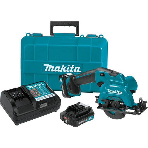 Makita (SH02R1-R) 12V max CXT®  3-3/8" Circular Saw Kit (2.0Ah) (Factory Reconditioned)