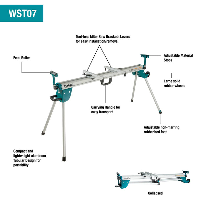 Makita (WST07) Folding Miter Saw Stand