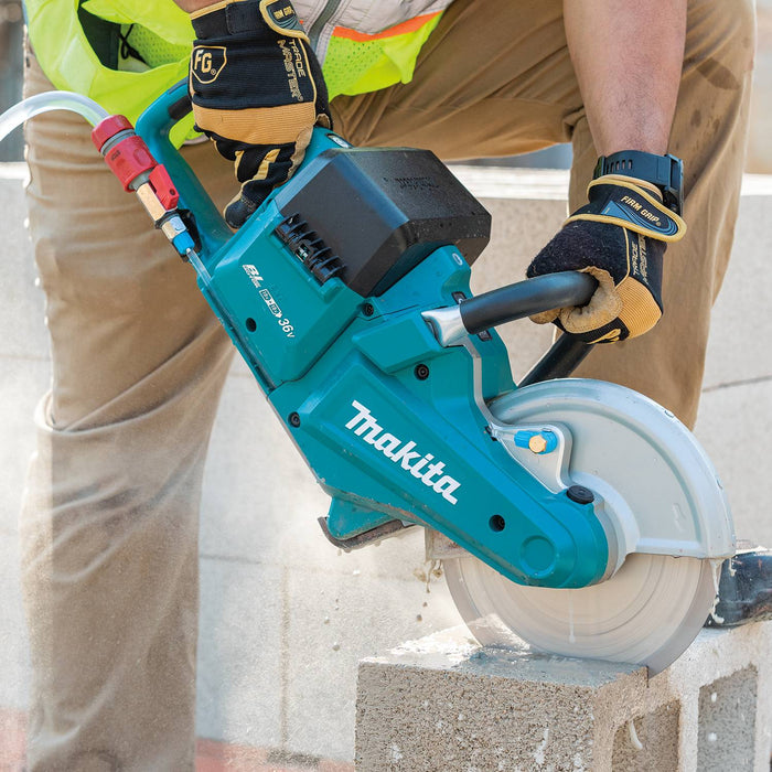 Makita (XEC01PT1-R) 36V (18V X2) LXT® Brushless 9" Power Cutter Kit, cut-off wheel, lock-off (Bare Tool) (Factory Reconditioned)