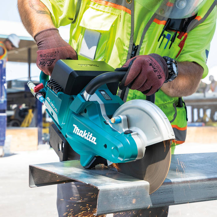 Makita (XEC01PT1-R) 36V (18V X2) LXT® Brushless 9" Power Cutter Kit, cut-off wheel, lock-off (Bare Tool) (Factory Reconditioned)