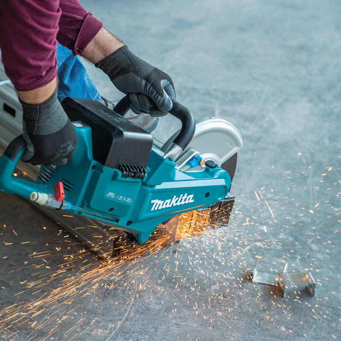 Makita (XEC01PT1-R) 36V (18V X2) LXT® Brushless 9" Power Cutter Kit, cut-off wheel, lock-off (Bare Tool) (Factory Reconditioned)