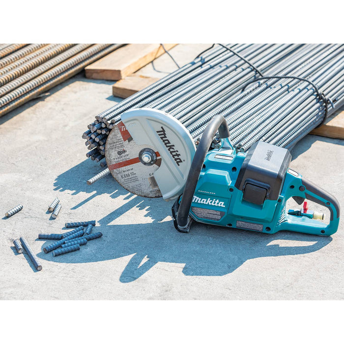 Makita (XEC01PT1-R) 36V (18V X2) LXT® Brushless 9" Power Cutter Kit, cut-off wheel, lock-off (Bare Tool) (Factory Reconditioned)