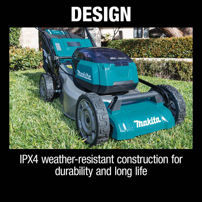 Makita (XML06PT1-R) 18Vx2 LXT 18" Lawn Mower Self Propelled 4x5.0Ah