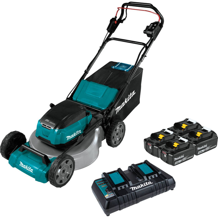 Makita (XML06PT1-R) 18Vx2 LXT 18" Lawn Mower Self Propelled 4x5.0Ah