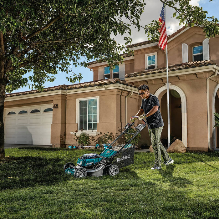 Makita (XML08PT1-R ) 36V (18V X2) LXT® Brushless 21" Self-Propelled Commercial Lawn Mower Kit, 4 ea. BL1850B battery, dual port charger (5.0Ah)