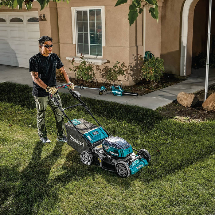 Makita (XML08PT1-R ) 36V (18V X2) LXT® Brushless 21" Self-Propelled Commercial Lawn Mower Kit, 4 ea. BL1850B battery, dual port charger (5.0Ah)