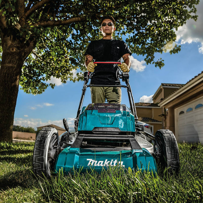 Makita (XML08PT1-R ) 36V (18V X2) LXT® Brushless 21" Self-Propelled Commercial Lawn Mower Kit, 4 ea. BL1850B battery, dual port charger (5.0Ah)