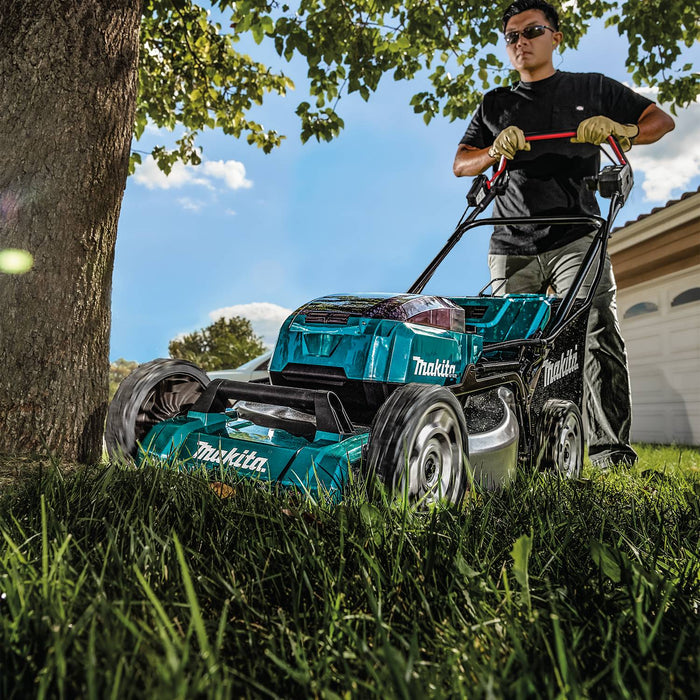 Makita (XML08PT1-R ) 36V (18V X2) LXT® Brushless 21" Self-Propelled Commercial Lawn Mower Kit, 4 ea. BL1850B battery, dual port charger (5.0Ah)