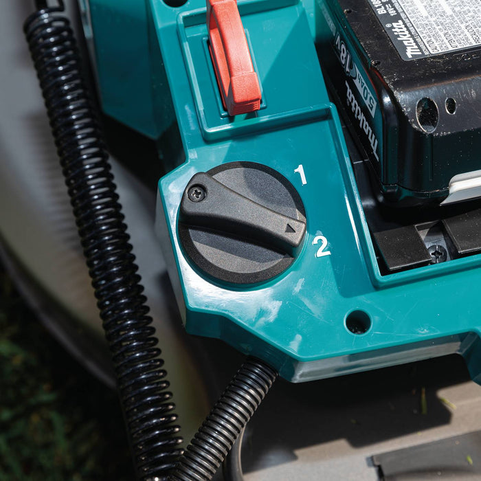 Makita (XML08PT1-R ) 36V (18V X2) LXT® Brushless 21" Self-Propelled Commercial Lawn Mower Kit, 4 ea. BL1850B battery, dual port charger (5.0Ah)