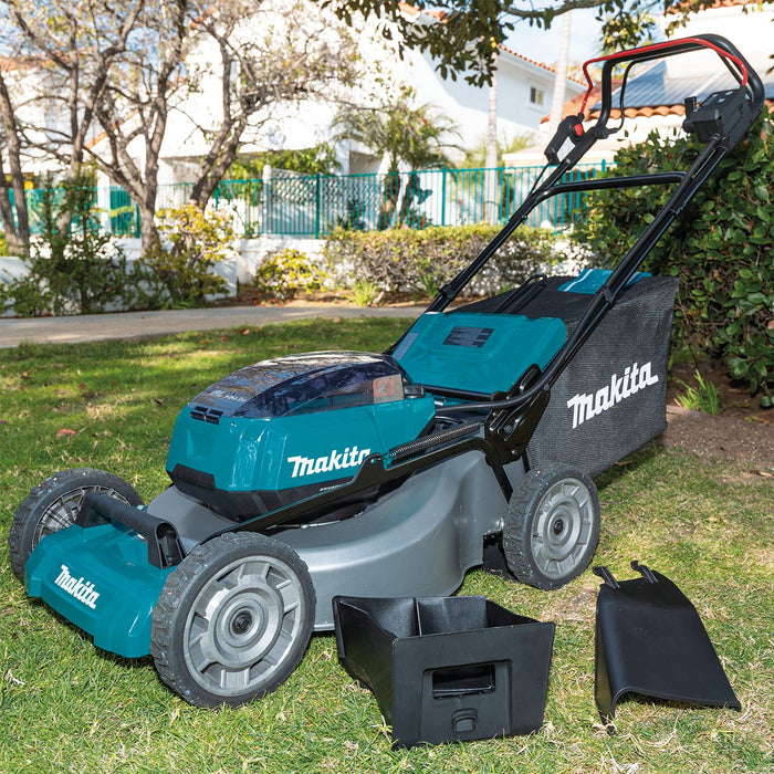 Makita (XML08PT1-R ) 36V (18V X2) LXT® Brushless 21" Self-Propelled Commercial Lawn Mower Kit, 4 ea. BL1850B battery, dual port charger (5.0Ah)
