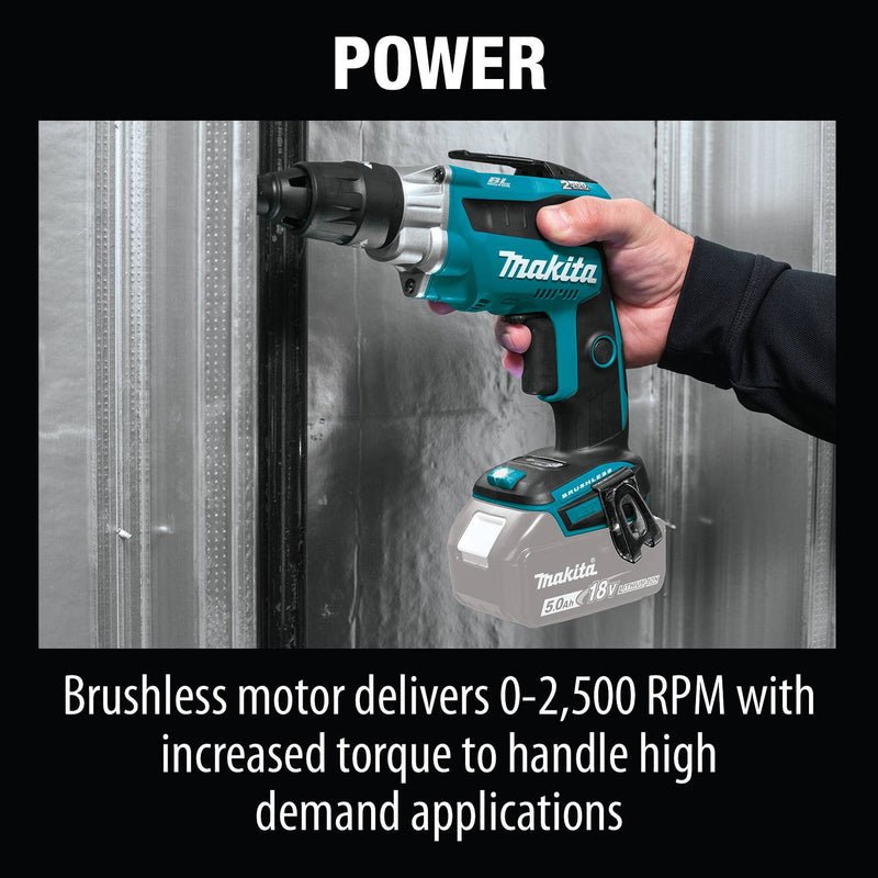 Makita (XSF05Z) 18V LXT® Brushless 2,500 RPM Screwdriver (Tool Only)