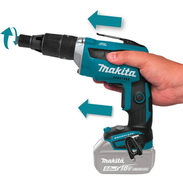 Makita (XSF05Z) 18V LXT® Brushless 2,500 RPM Screwdriver (Tool Only)