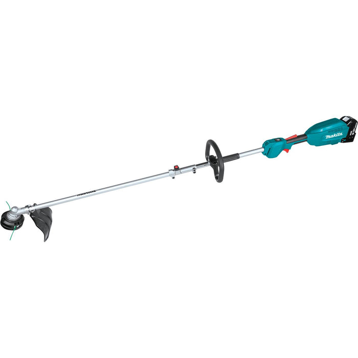 Makita (XUX02SM1X2-R) 18V LXT BL PowerHead Kit w/ StringTrimmer, HedgeTrimmer