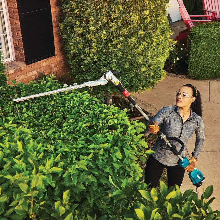 Makita (XUX02SM1X2-R) 18V LXT BL PowerHead Kit w/ StringTrimmer, HedgeTrimmer
