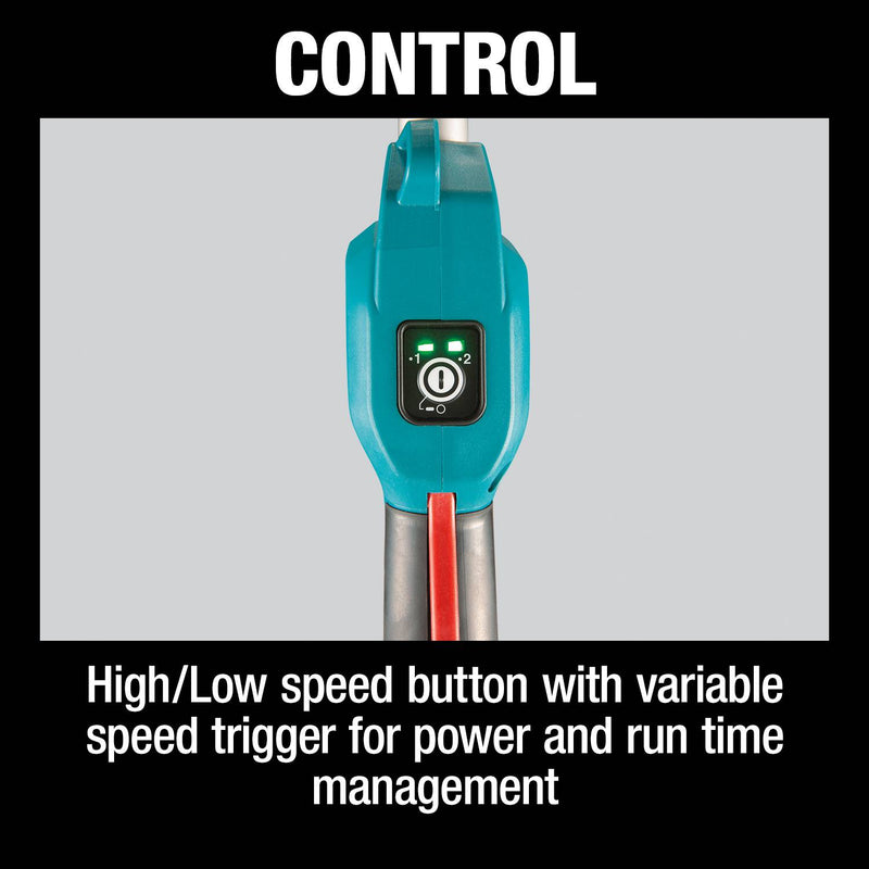 Makita (XUX02SM1X2-R) 18V LXT BL PowerHead Kit w/ StringTrimmer, HedgeTrimmer