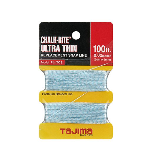 Tajima (PL-ITOS) Chalk-Rite® Ultra-Thin braided line, 0.5 mm x 30m / 100 ft.