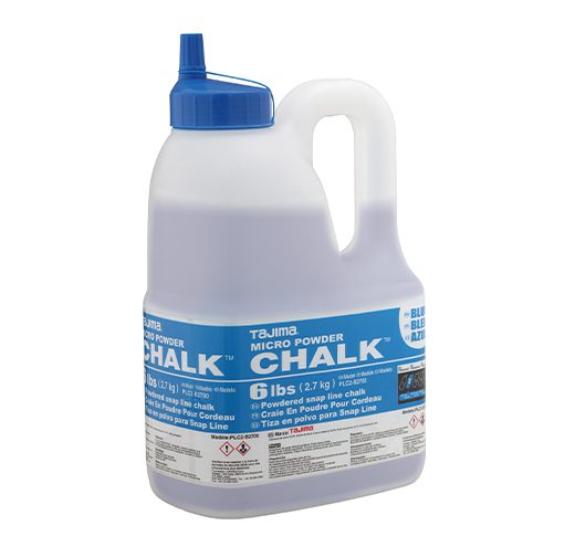 Tajima (PLC2-B2700) Micro Chalk, ultra-fine chalk, blue, easy-fill nozzle, 6lbs. / 2.7 kg