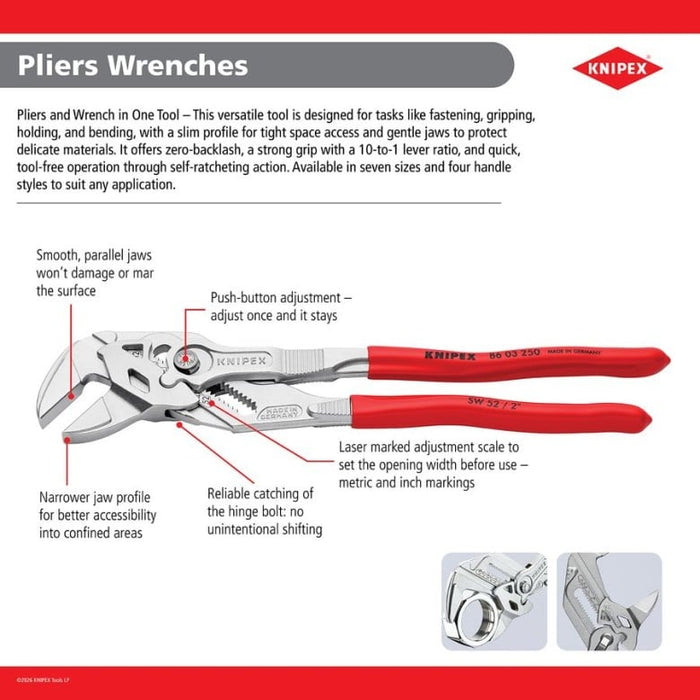 KNIPEX (86 03 150) Pliers Wrench