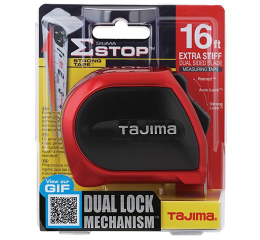 Tajima (SS-16BW) Sigma Stop™ Measuring Tape