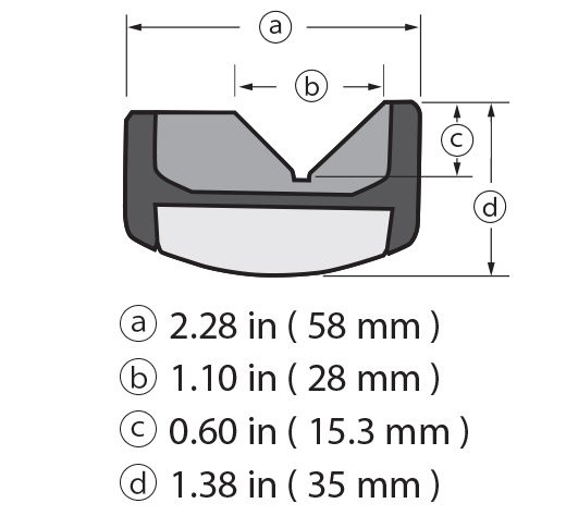 Tajima (TMK-KV45) Drywall Chamfer PLANE 45° "SUPER HARD", ceramic blade