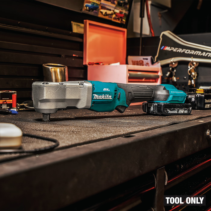 Makita (XLT04Z) 18V LXT® Lithium-Ion Brushless Cordless High Torque 1/2" Sq. Drive Angle Impact Wrench w/ Friction Ring (Tool Only)