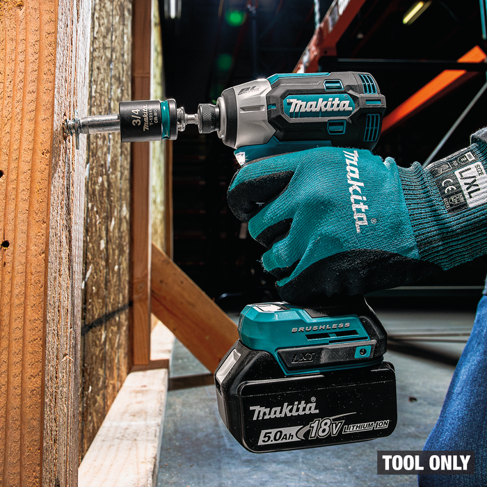 Makita (XDT21Z) 18V LXT® Lithium-Ion Brushless Cordless 4-Speed Impact Driver (Tool Only)