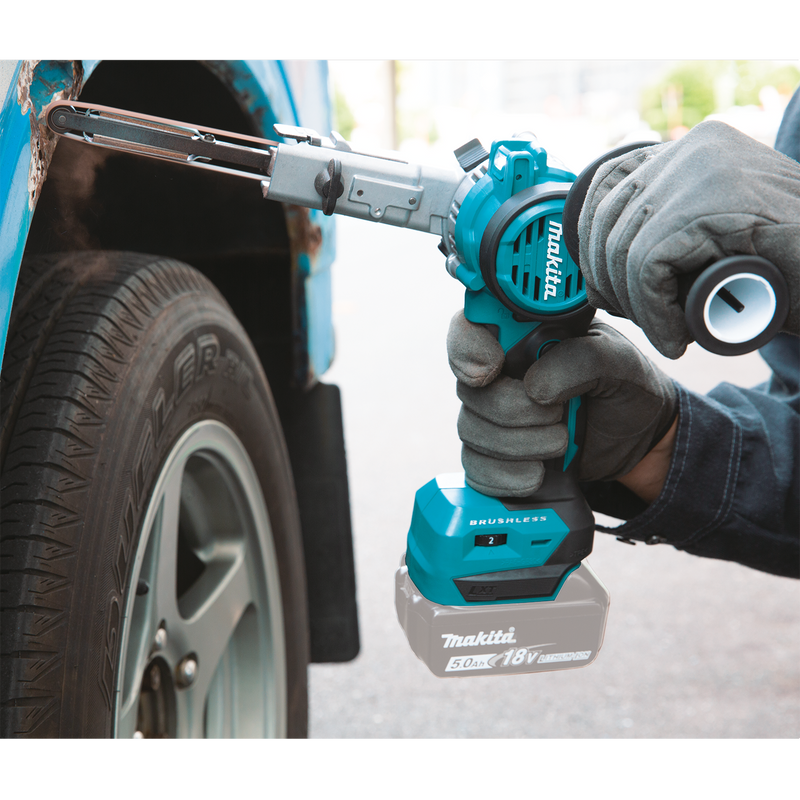 Makita (XSB01Z) 18V LXT® Brushless 3/8" x 21" Detail Belt Sander (Tool Only)