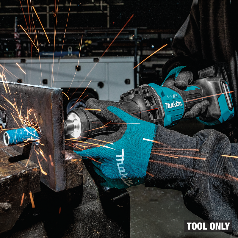 Makita (GDG01Z) 40V max XGT® Brushless 1/4" Slide Switch Die Grinder, Variable Speed, with Electric Brake (Tool Only)