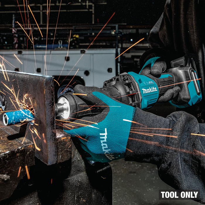 Makita (GDG01Z) 40V max XGT® Brushless 1/4" Slide Switch Die Grinder, Variable Speed, with Electric Brake (Tool Only)