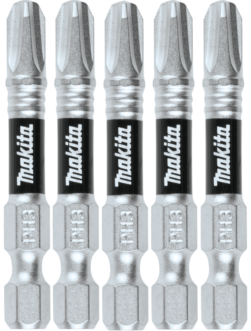 Makita (E-00929) Impact XPS® #3 Phillips 2" Power Bit, 5/pk