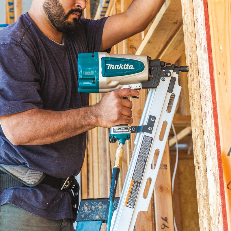 Makita (AN924) 21º Full Round Head 3-1/2" Framing Nailer