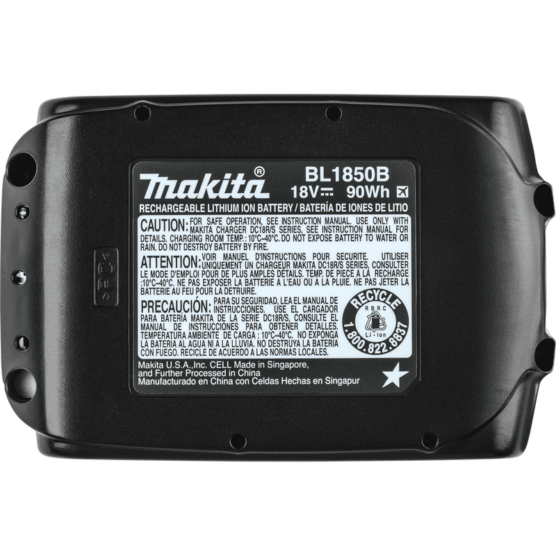 Makita (BL1850B-2) 18V LXT® 5.0Ah Battery, 2/pk