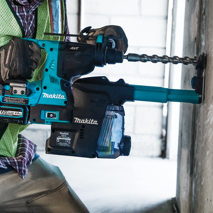 Makita (GRH01M1W) 40V Max XGT Brushless 1-1/8" SDS-Plus Rotary Hammer Kit/ Dust Extractor