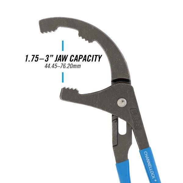 CHANNELLOCK 209 | 9-in. Oil Filter/PVC Pliers - Pacific Power Tools