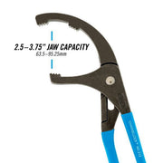 CHANNELLOCK 212 | 12-in. Oil Filter/PVC Pliers - Pacific Power Tools