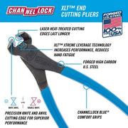 CHANNELLOCK 357 | 7-in. XLT™ End Cutting Pliers - Pacific Power Tools