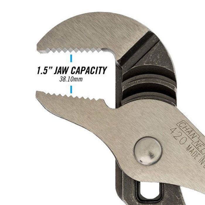 CHANNELLOCK 420 | 9.5-in. Straight Jaw Tongue & Groove Pliers - Pacific Power Tools