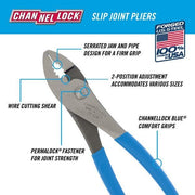 CHANNELLOCK 528 | 8-in. Slip Joint Pliers - Pacific Power Tools