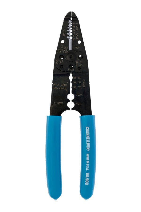 CHANNELLOCK 908 | 8-in. Wire Stripper - Pacific Power Tools
