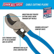CHANNELLOCK 911 | 9.5-in. Cable Cutting Pliers - Pacific Power Tools