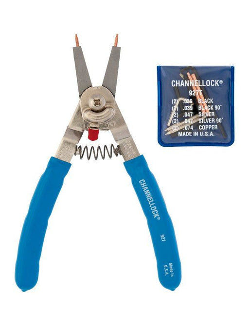 CHANNELLOCK 927 | 8-in. Convertible Retaining Ring Pliers - Pacific Power Tools