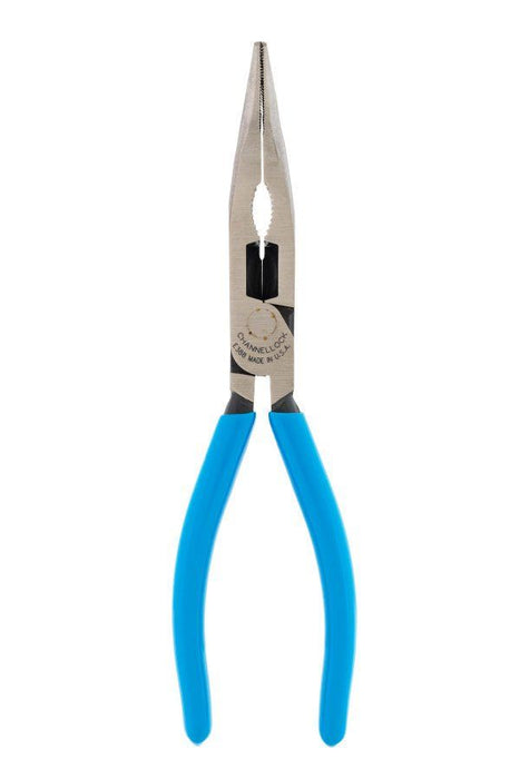 CHANNELLOCK E388 | 8-in. XLT™ Combination Bent Long Nose Pliers With Cutter - Pacific Power Tools