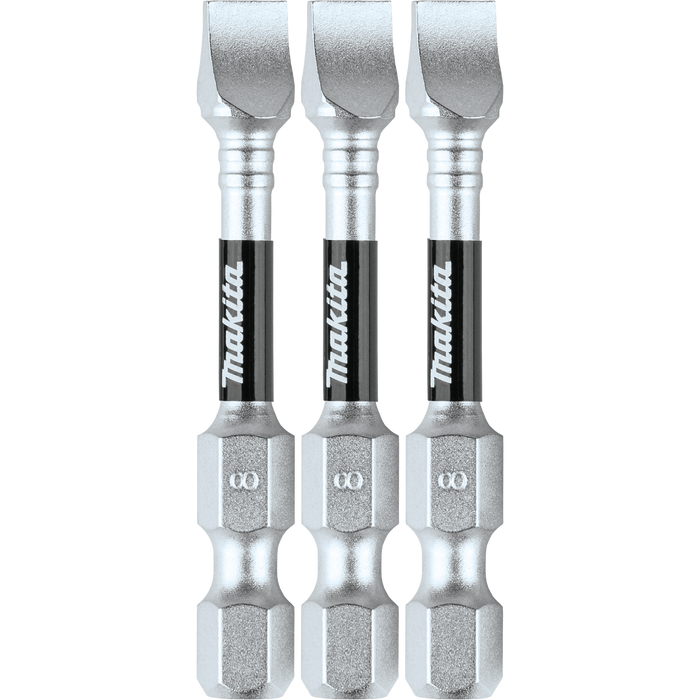 Makita (T-05088) Impact XPS® #8 Slotted 2" Power Bit, 3/pk
