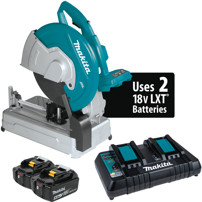 Makita (XWL01PT) 36V (18V X2) LXT® Brushless 14" Cut-Off Saw Kit (5.0Ah)