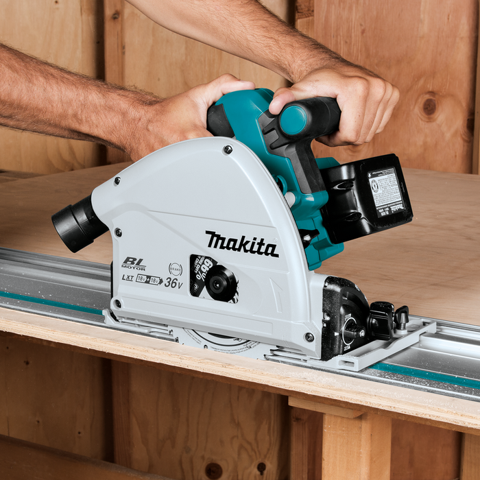 Makita (XPS01PTJ) 36V (X2) LXT® Brushless 6-1/2" Plunge Circular Saw Kit (5.0Ah)